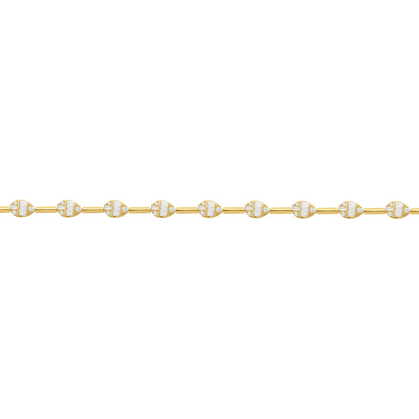 14K GOLD DIAMOND ROBIN BRACELET