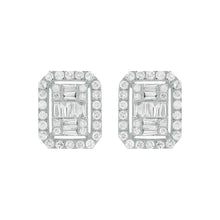 14K GOLD DIAMOND JANEY STUDS