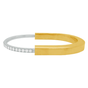 14K GOLD DIAMOND AVA BANGLE