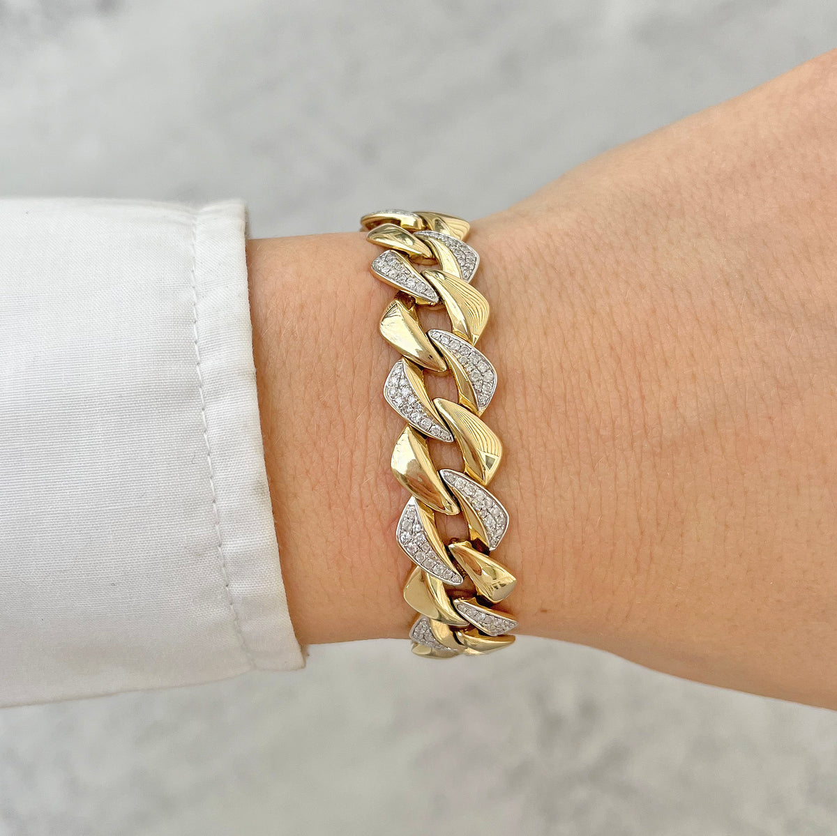 14K GOLD DIAMOND ANNE BRACELET – Jen K Online