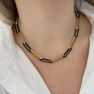 14K GOLD FIONA LINK NECKLACE