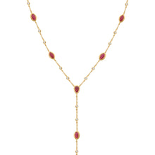 14K GOLD DIAMOND RUBY ARIA LARIAT