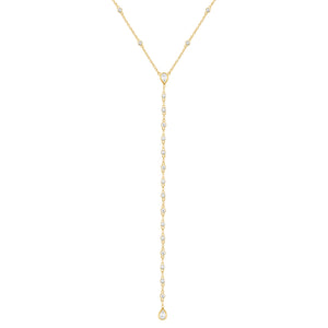 14K GOLD DIAMOND SABRINA LARIAT