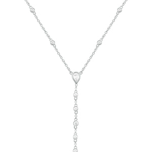 14K GOLD DIAMOND SABRINA LARIAT