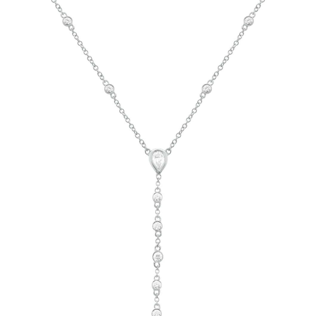 14K GOLD DIAMOND SABRINA LARIAT