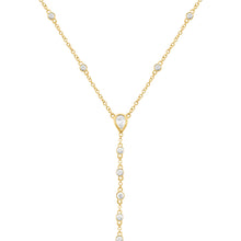 14K GOLD DIAMOND SABRINA LARIAT