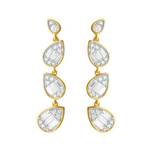 14K GOLD DIAMOND FELICIA EARRINGS