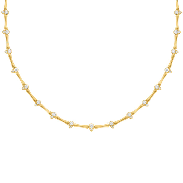 14K GOLD DIAMOND SKYE NECKLACE