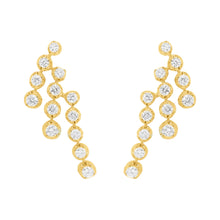 14K GOLD DIAMOND DANA STUDS