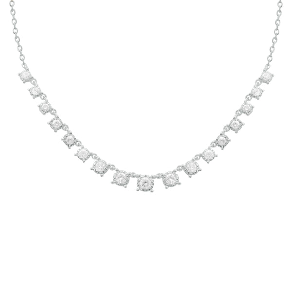 14K GOLD DIAMOND LUCY NECKLACE