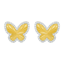 14K GOLD DIAMOND MARA BUTTERFLY STUDS