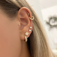 14K GOLD DIAMOND TRINA STUDS