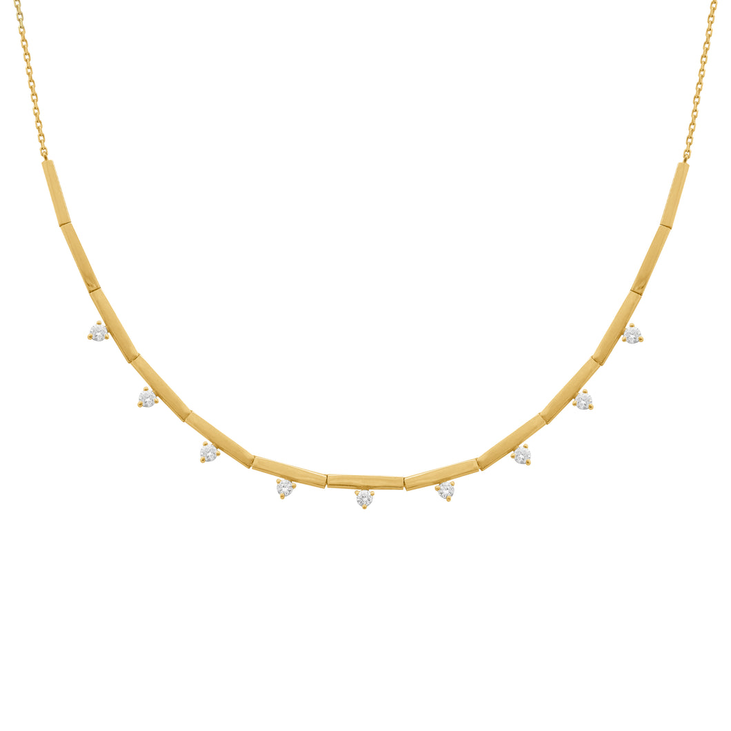 14K GOLD DIAMOND KIMMY NECKLACE