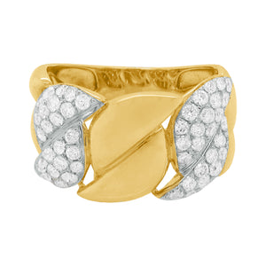 14K GOLD DIAMOND REMY RING