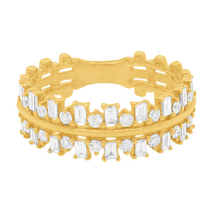 14K GOLD DIAMOND JANEY RING