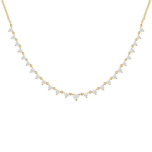 14K GOLD DIAMOND MARABELLE NECKLACE