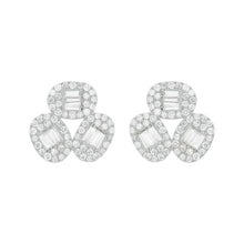 14K GOLD DIAMOND MEDIUM EVIE OVAL STUDS