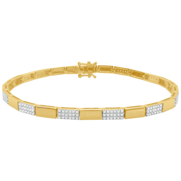 14K GOLD DIAMOND RACHEL BRACELET
