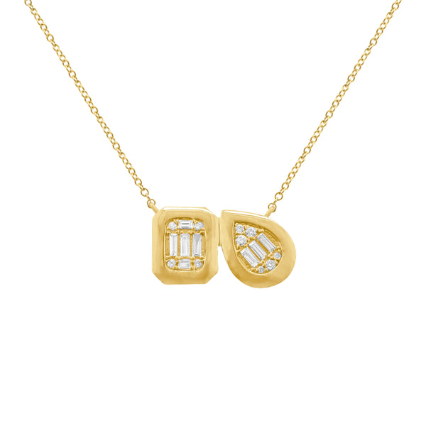 14K GOLD DIAMOND HEIDI NECKLACE