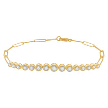 14K GOLD DIAMOND DANI BEZEL BRACELET