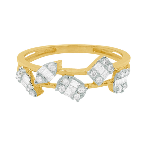 14K GOLD DIAMOND VIVIAN RING