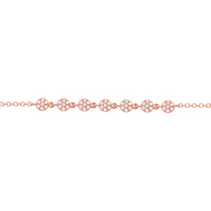 14K GOLD DIAMOND SARAH BRACELET