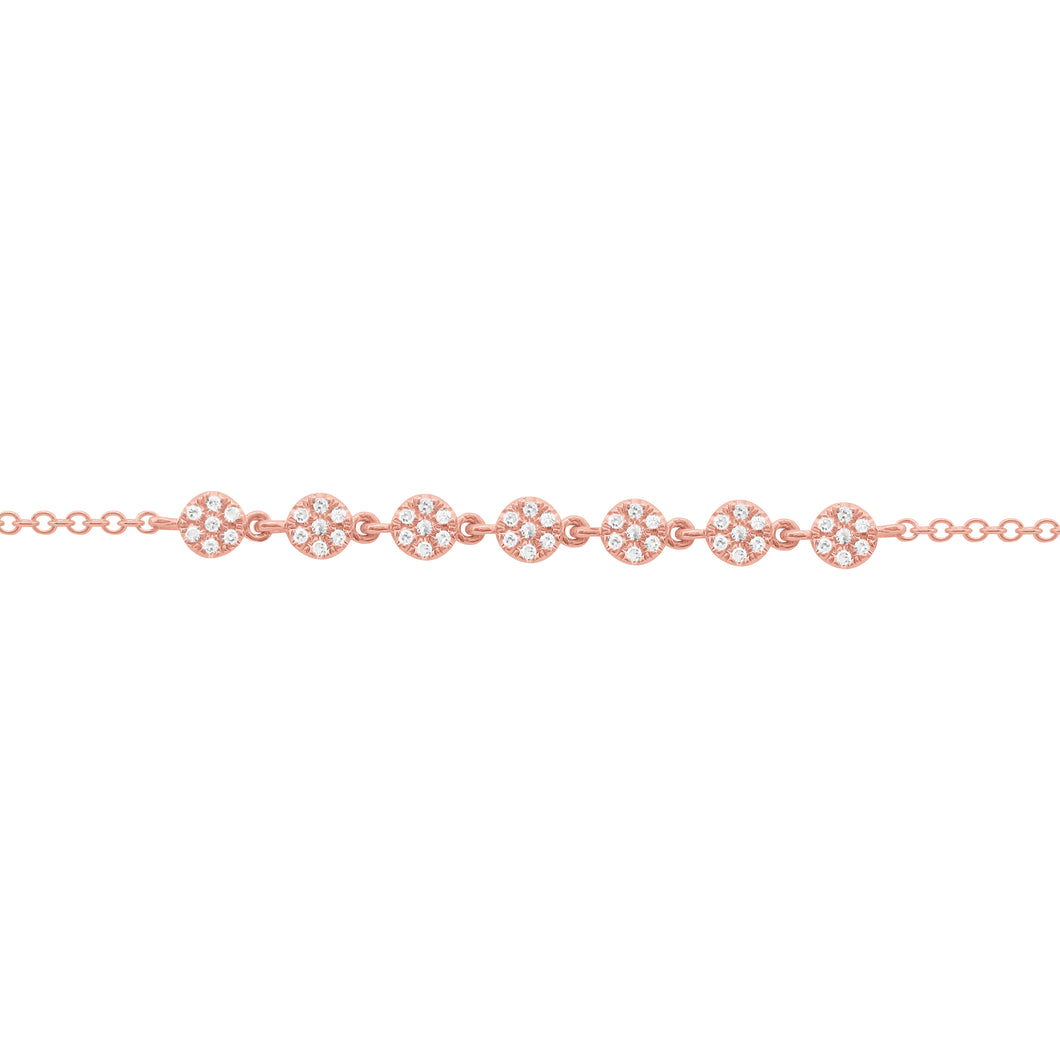 14K GOLD DIAMOND SARAH BRACELET