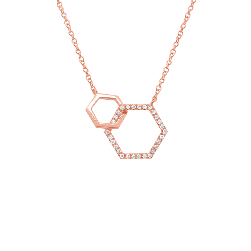 14K GOLD DIAMOND ALIZA NECKLACE