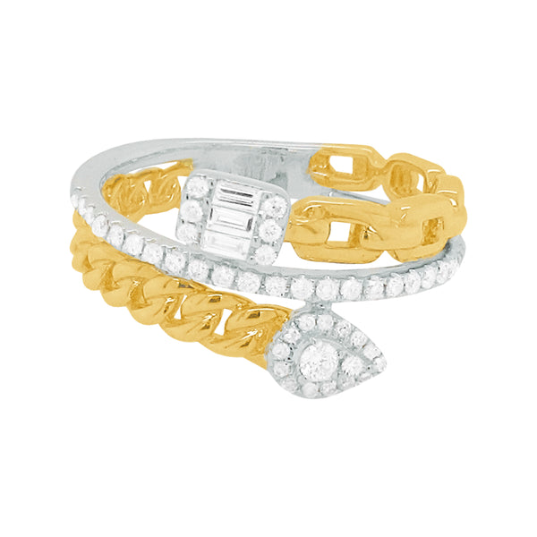 14K GOLD DIAMOND ANDREA RING