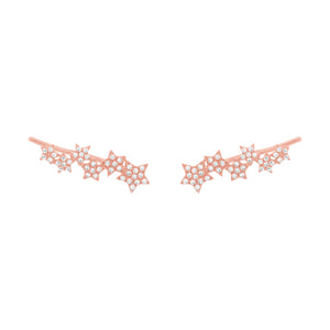 14K GOLD DIAMOND SIERRA STAR CRAWLERS