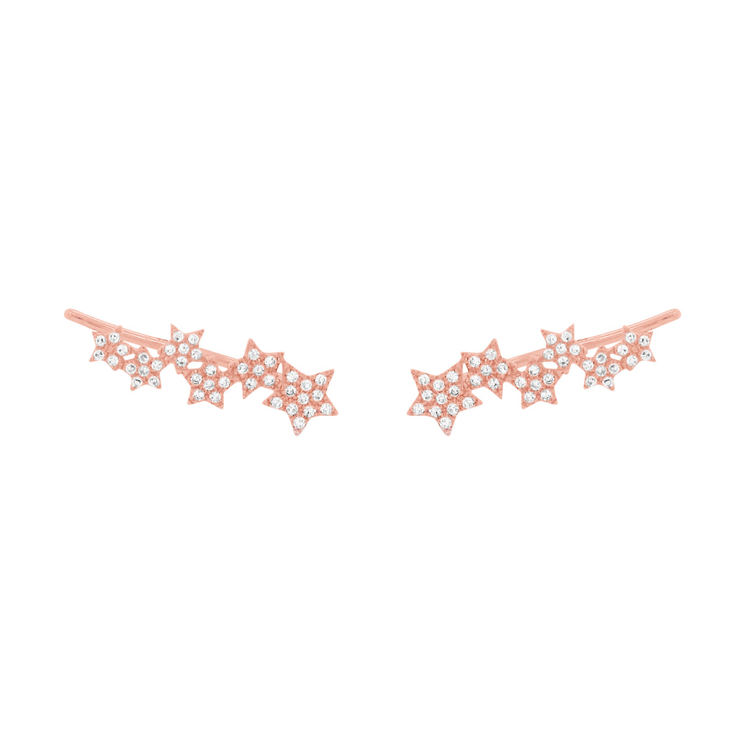 14K GOLD DIAMOND SIERRA STAR CRAWLERS