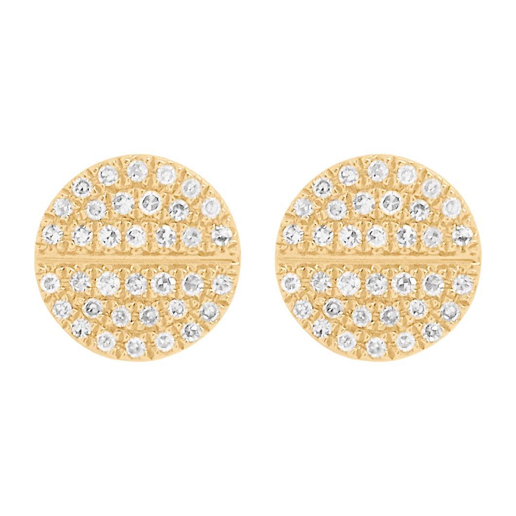 14K GOLD DIAMOND LEXI STUDS