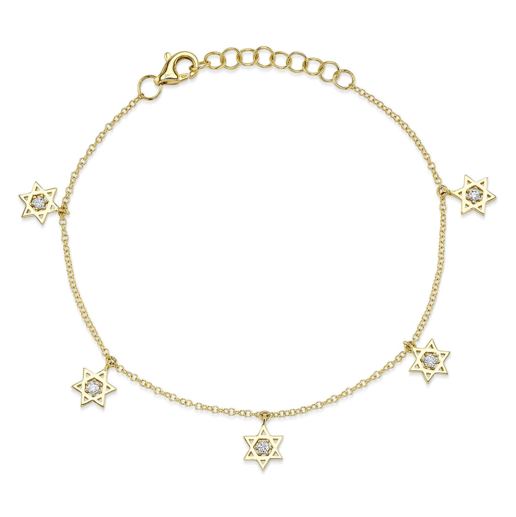14K GOLD DIAMOND IZZY BRACELET