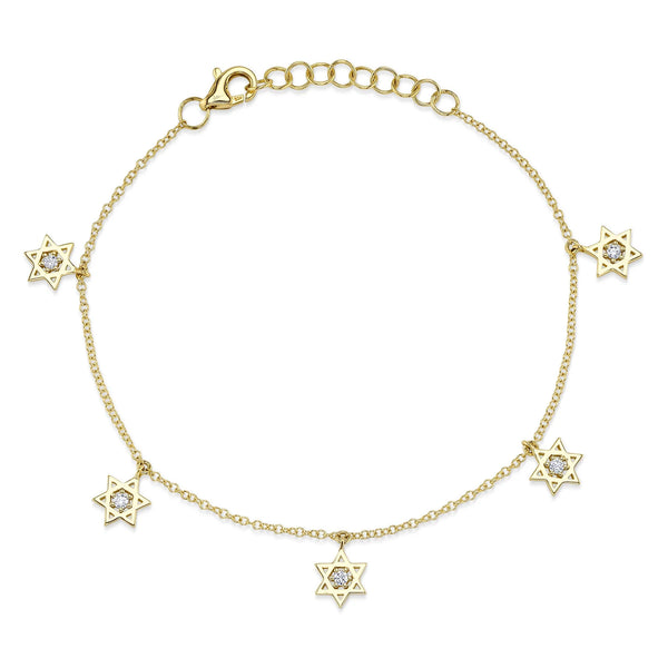 14K GOLD DIAMOND IZZY BRACELET