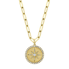 14K GOLD DIAMOND JACKIE NECKLACE