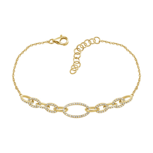 14K GOLD DIAMOND NELLY BRACELET