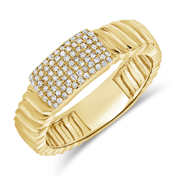 14K GOLD DIAMOND FAYE RING