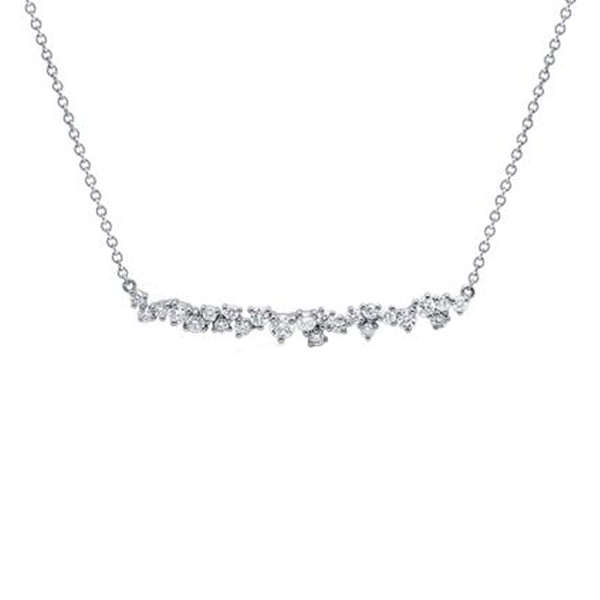 14K GOLD DIAMOND KELLY NECKLACE