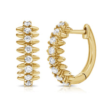 14K GOLD DIAMOND DANI HUGGIES