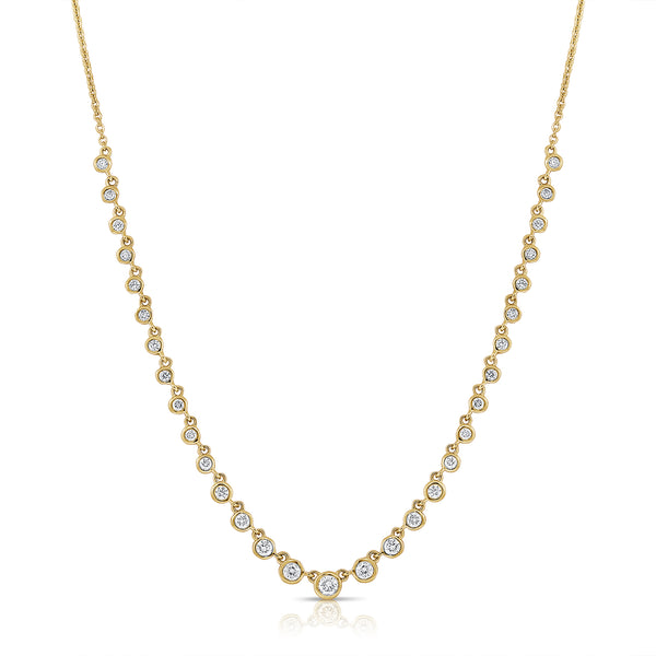 14K GOLD DIAMOND LEIGH NECKLACE