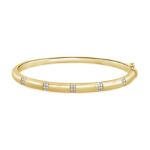14K GOLD DIAMOND SHIRELLE BANGLE