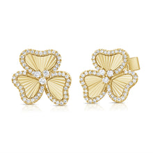 14K GOLD DIAMOND MELLI STUDS