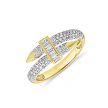 14K GOLD DIAMOND CARYN RING