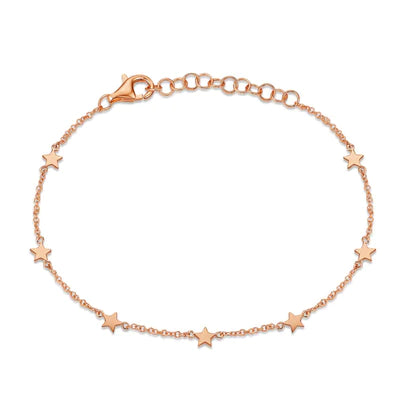 14K GOLD YAKIRA STAR BRACELET