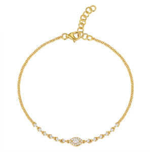 14K GOLD DIAMOND ASTRID BRACELET