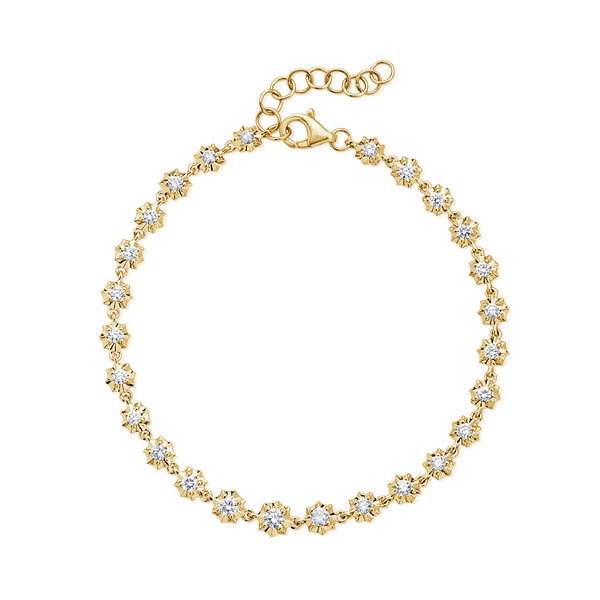 14K GOLD DIAMOND REESE BRACELET