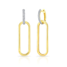 14K GOLD DIAMOND JANICE EARRINGS