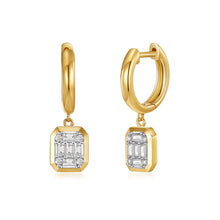 14K GOLD DIAMOND MORGAN EARRINGS