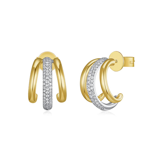 14K GOLD DIAMOND NOA EARRINGS