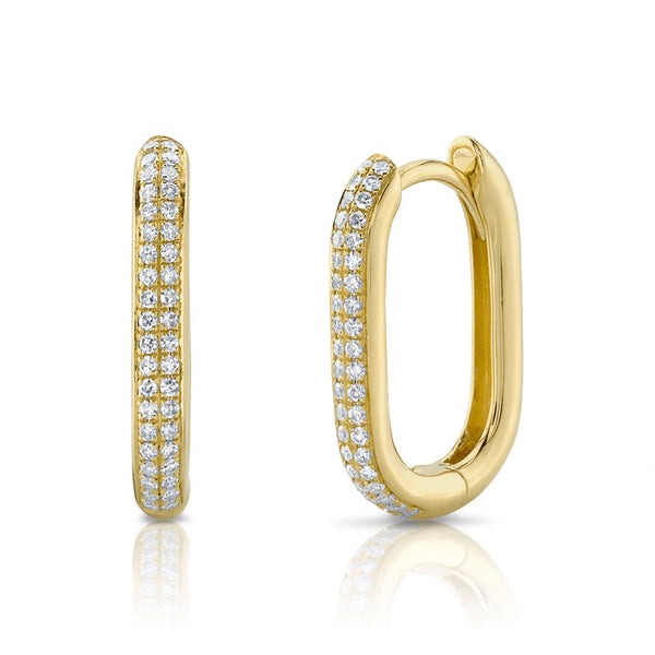 14K GOLD DIAMOND MADDIE HUGGIES